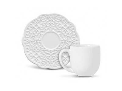 Xícara Café Marrakesh Branco